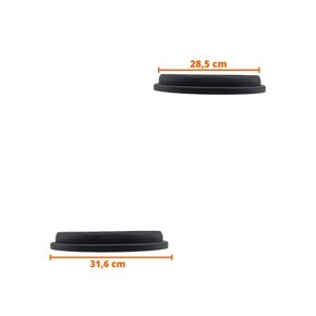 junta do deposito de vacuo 40l encaixe interno modelo reafrio 285 x 316 mm agropeperi ordenhadeira 1