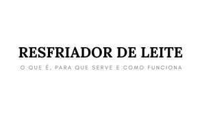 resfriador de leite