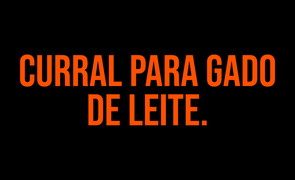 curral para gado de leite