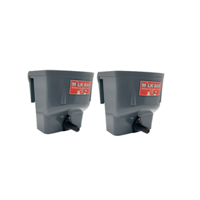 kit 2 amamentador mamadeira milk bar individual agropeperi ordenha