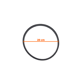 junta do deposito de vacuo 18l 195x210mm agropeperi ordenhadeira 2