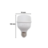 lampada led bulbo t70 20w autovolt 6500k e27 agropeperi ordenha 6