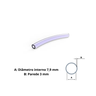 a diametro interno 7 9 mm b parede 3 mm