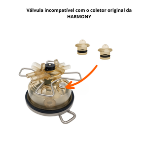 valvula incompativel co o coletor original do harmony