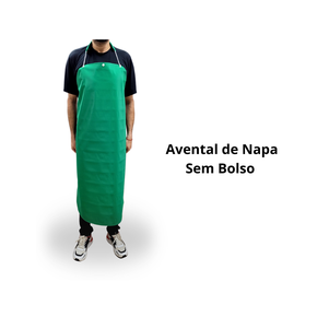 avental napa verde sem bolso agropeperi ordenha 7